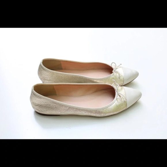 J. Crew cap toe ballet flats - Picture 1 of 13